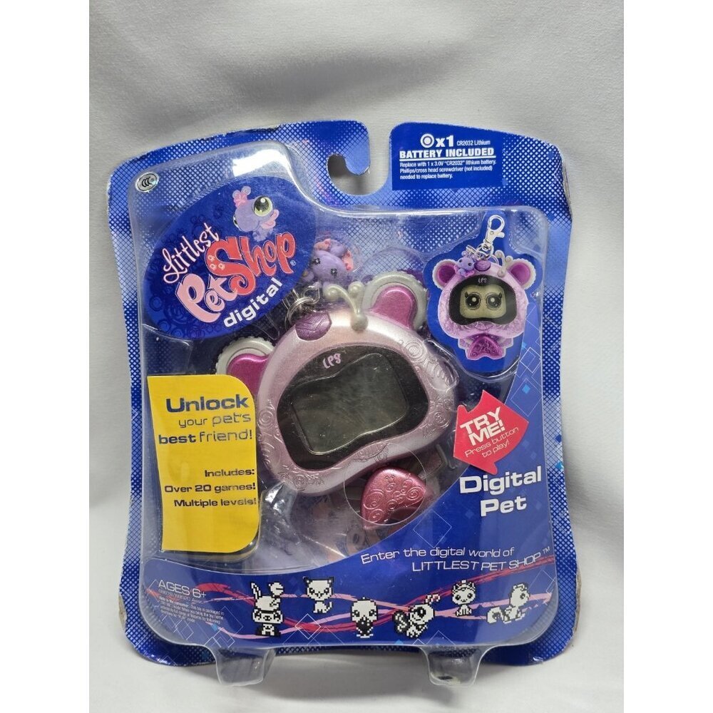 VTG Digital Pet Butterfly Littlest Pet Shop Digital Hasbro Tiger 2008 Toy- NEW